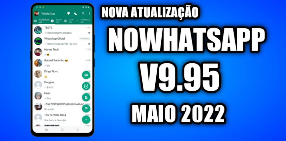NOWhatsApp 10.07 Atualizado Em Português