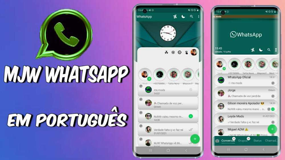 MJW WhatsApp Apk Atualizado v9.99f Em Português