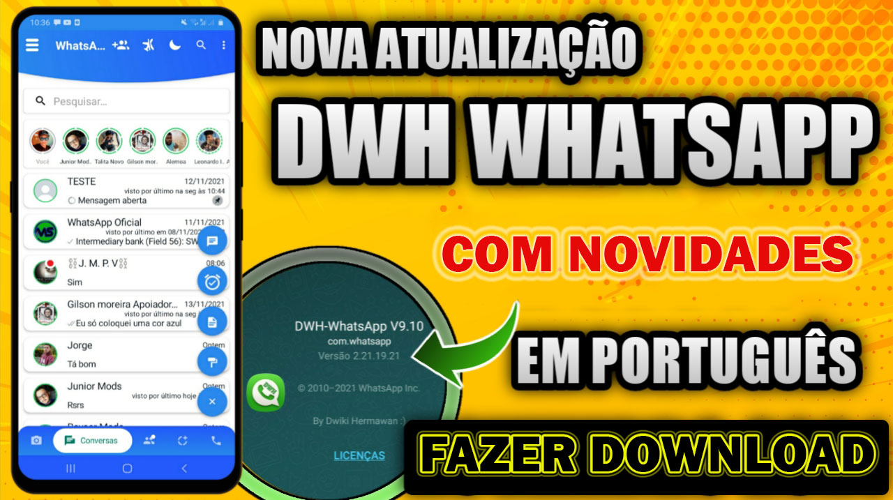 DWH WhatsApp Versão 9.75E Atualizado