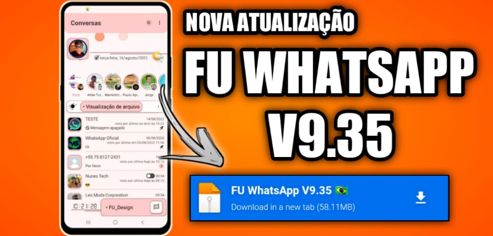 FU WhatsApp Nova Fix Em Português Br v9.71