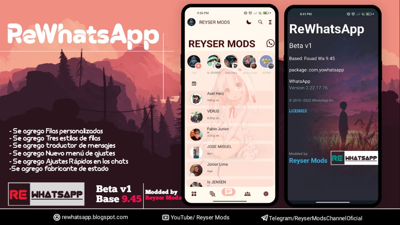 Re WhatsApp Beta Atualizado by Reyser Mods