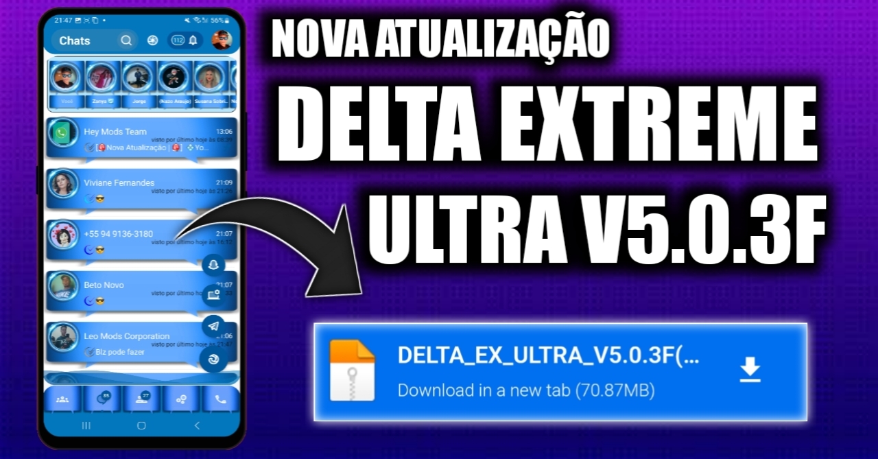 Delta WhatsApp Extreme Ultra Novo Mod Top